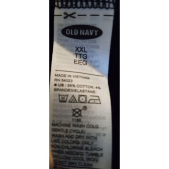 New Old Navy size XXL Black hi rise Stretch Pants - Picture 3 of 6